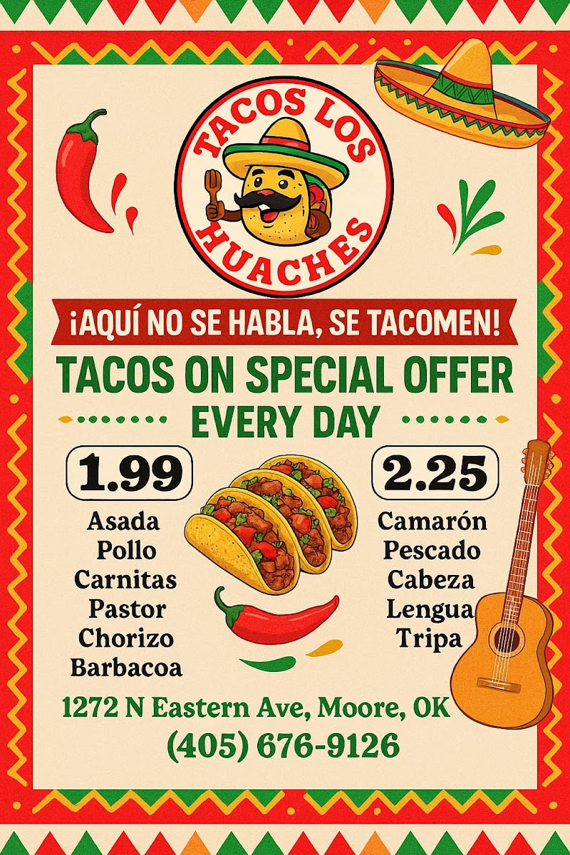 Tacos Los Huaches Mexican restaurant Photo Menu 6