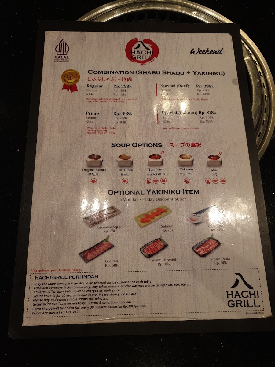 Hachi Grill Puri Indah Photo Menu 9