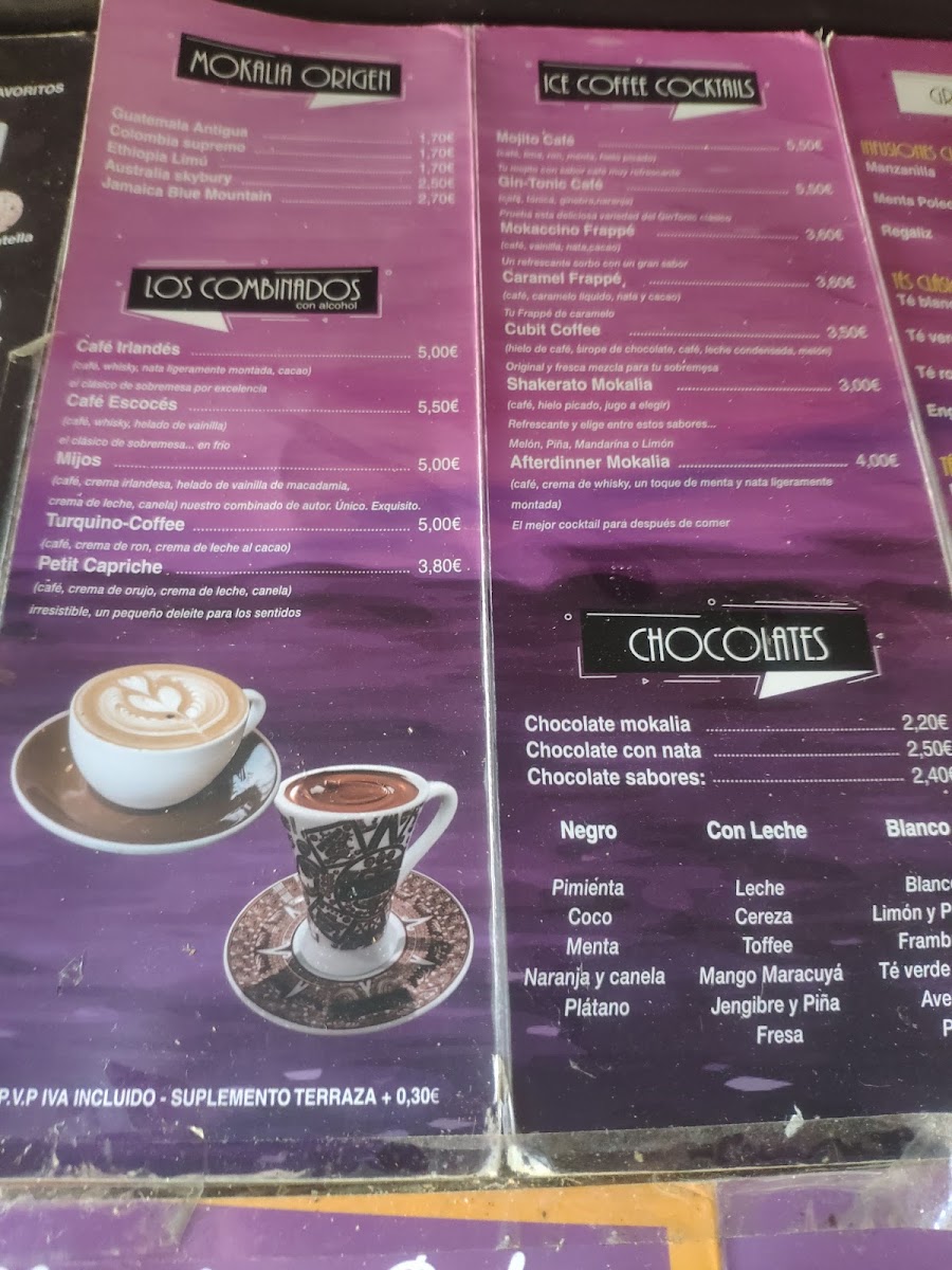 Cafetería Mokalia Móstoles Photo Menu 3
