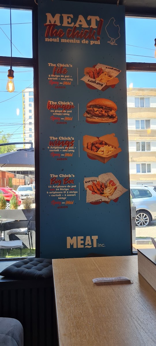MEATinc. Cluj-Napoca Photo Menu 1