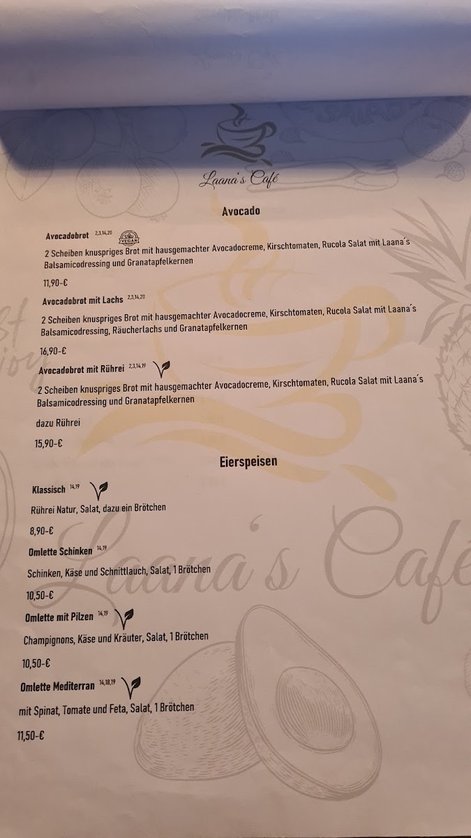Laana's Café Photo Menu 5