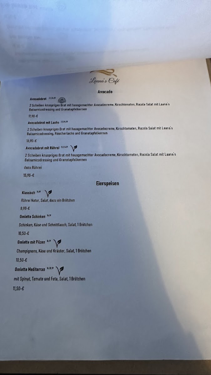 Laana's Café Photo Menu 6
