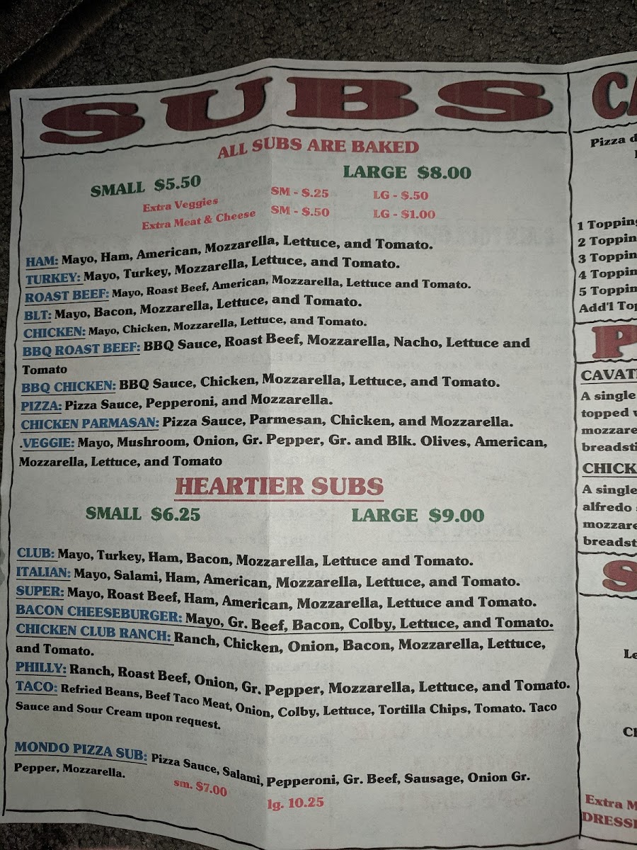 Edon Pizza Photo Menu 4