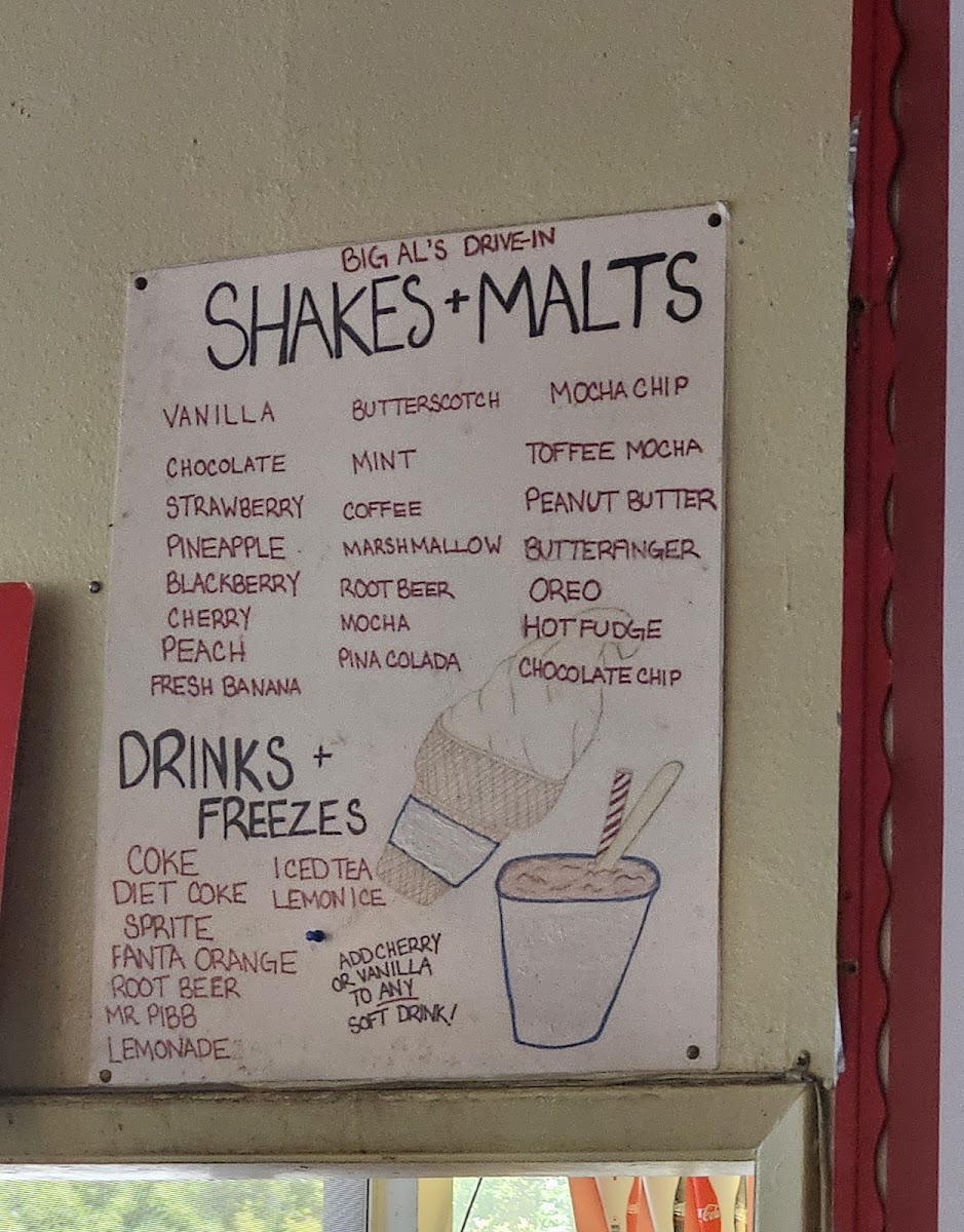 Big Al's Drive In Photo Menu 6