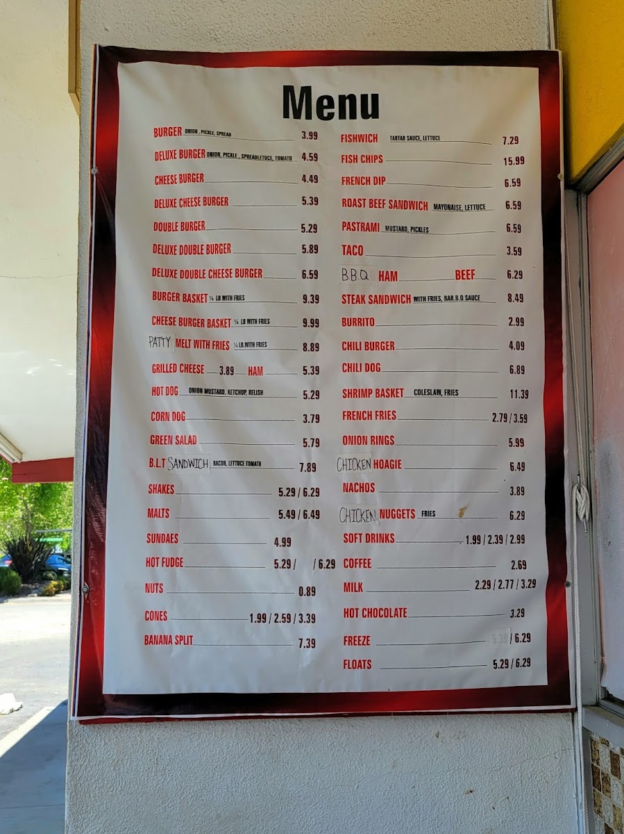 Big Al's Drive In Photo Menu 8
