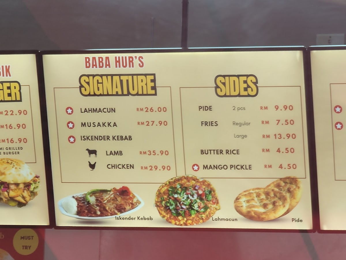 Baba Hur Turkish Food Photo Menu 8
