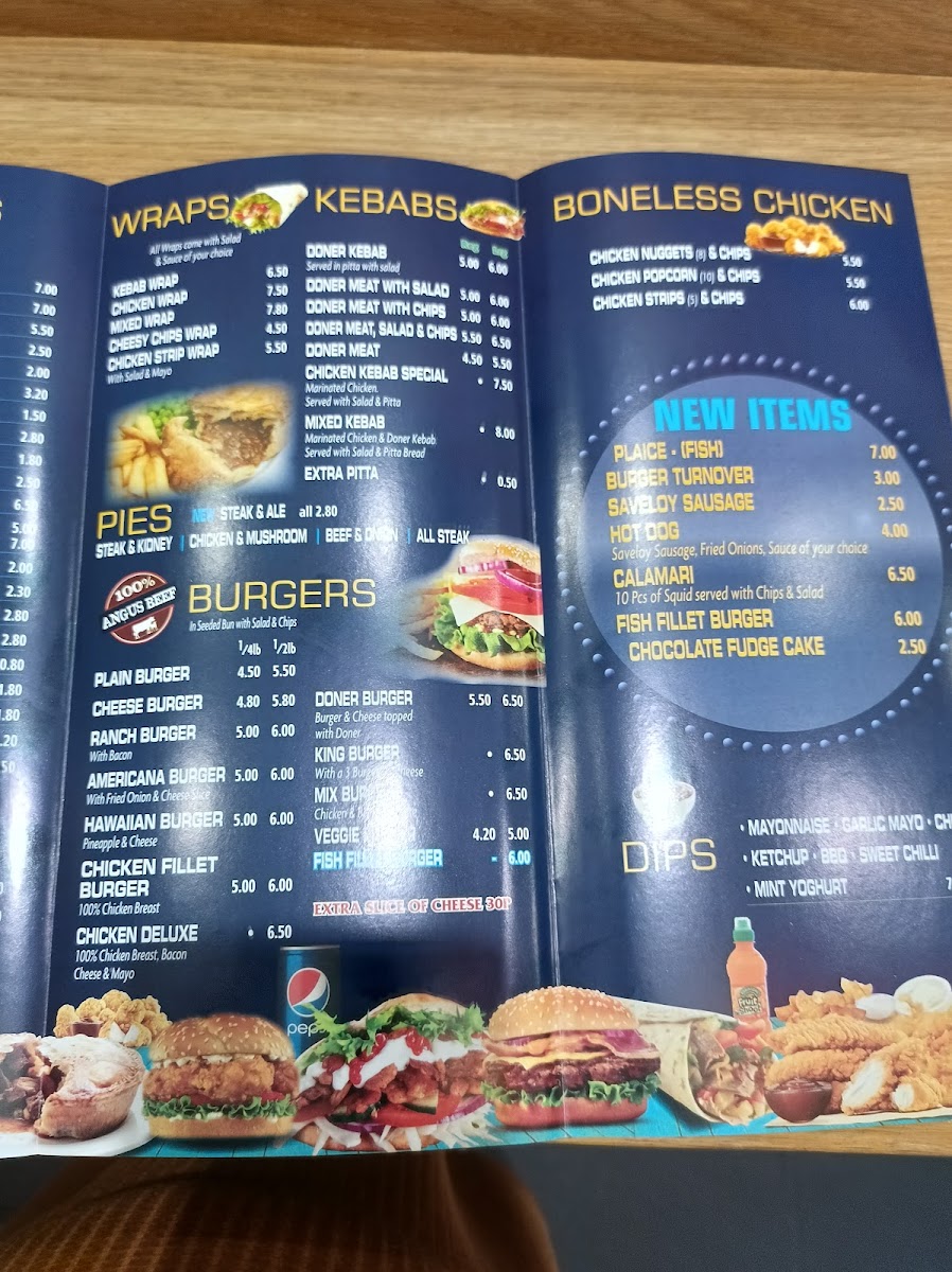 CHINO'S Fish Bar Photo Menu 2