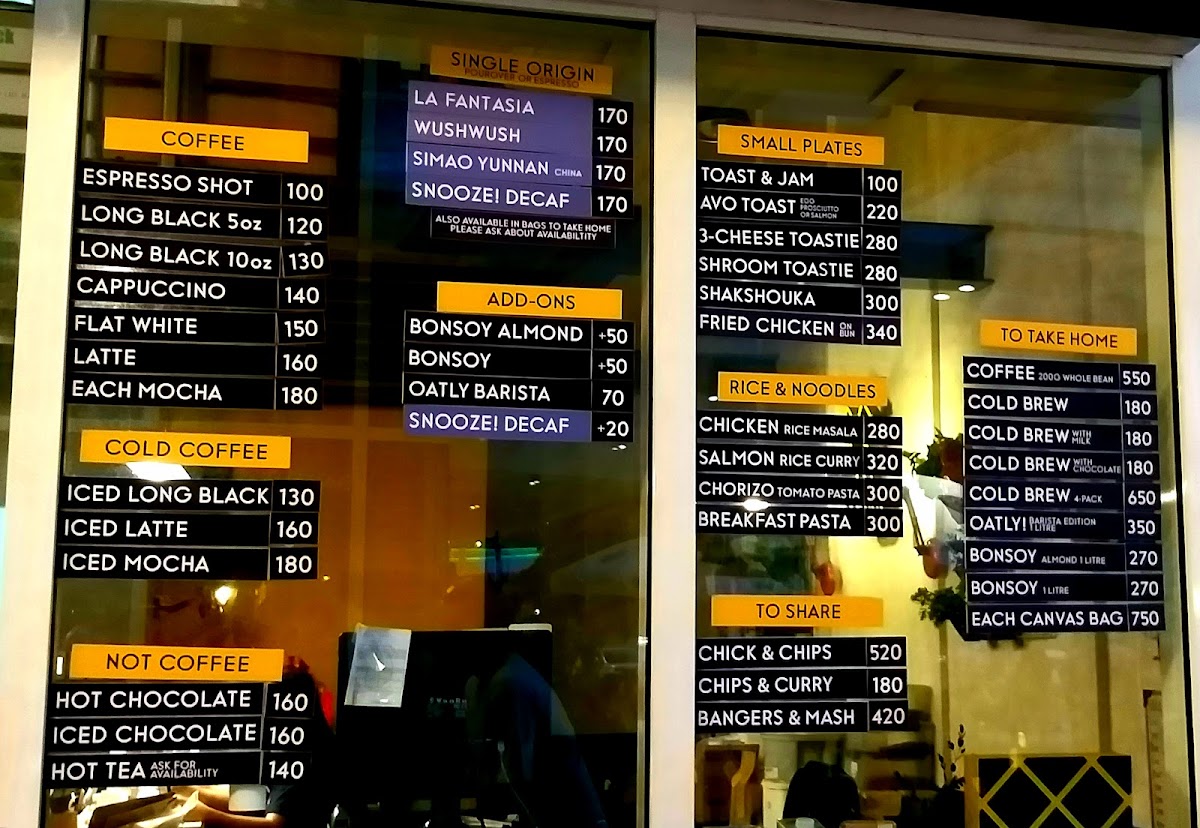 Exchange Alley Coffee House Photo Menu 3