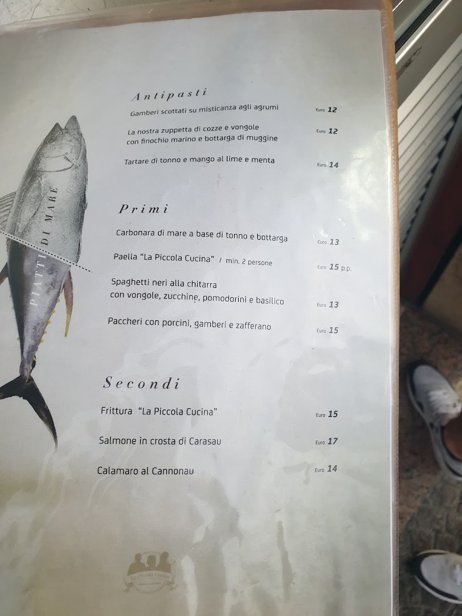 La Piccola Cucina Alghero Photo Menu 1