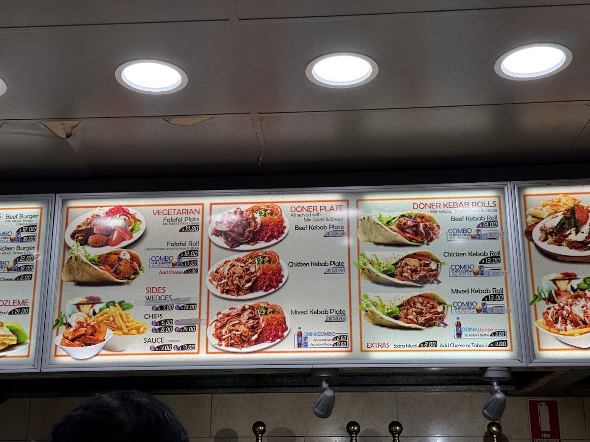 Biber Diner Merrylands Photo Menu 1