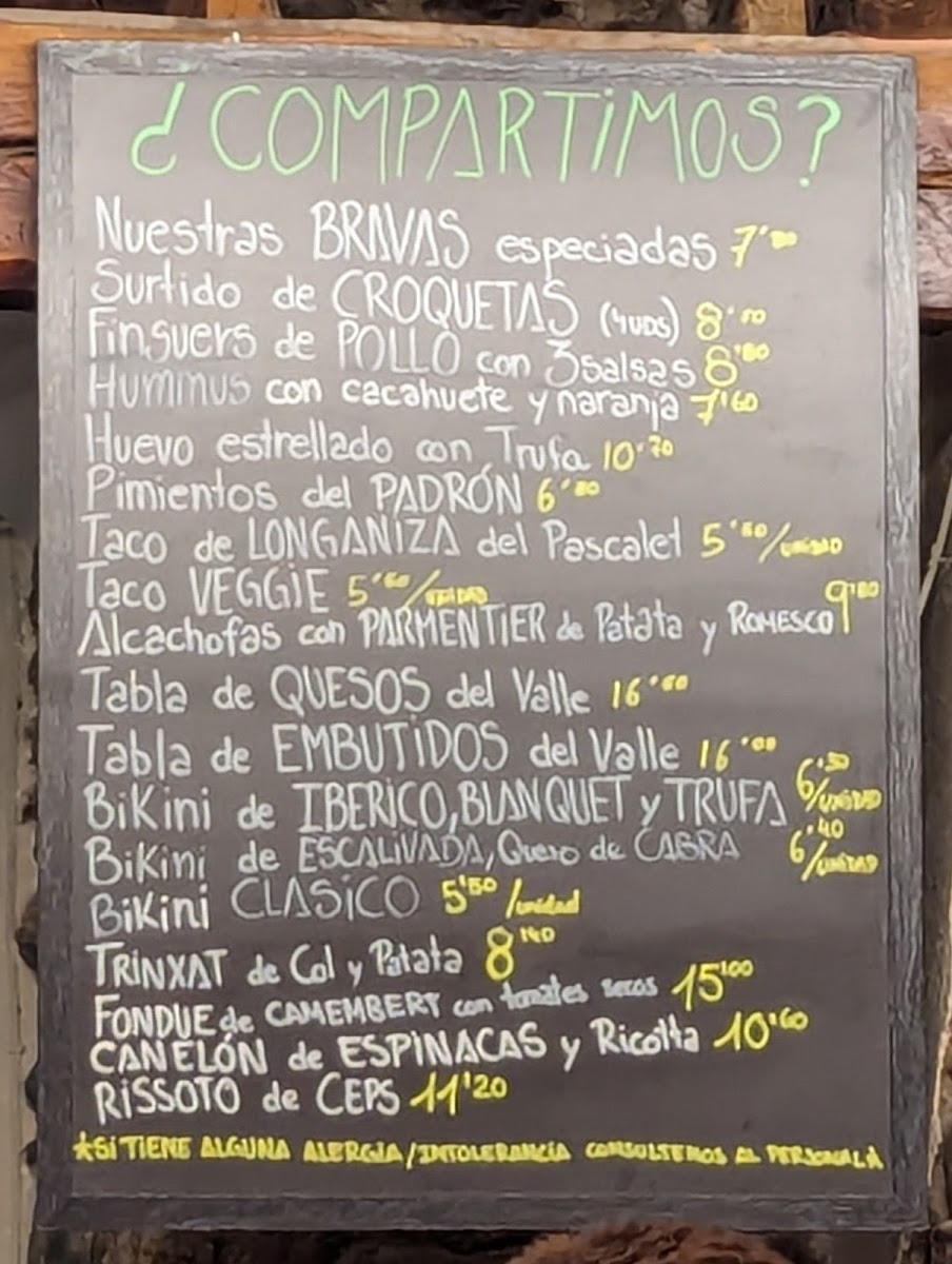 Etapa Vielha Photo Menu 9
