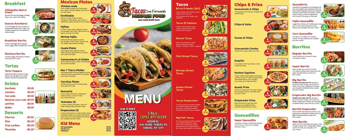 Tacos Don Fernando Photo Menu 2