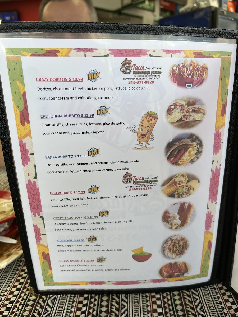 Tacos Don Fernando Photo Menu 5