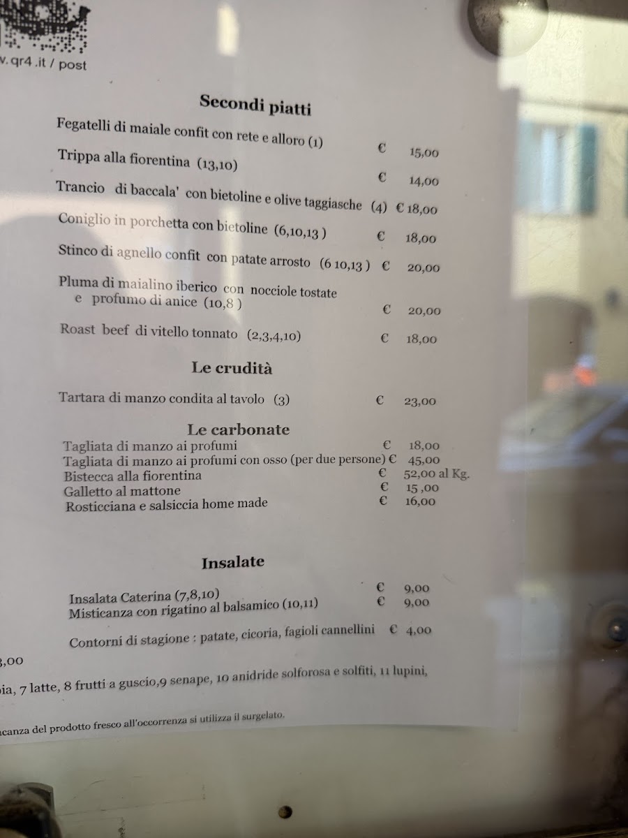 Ristorante Posta Photo Menu 1