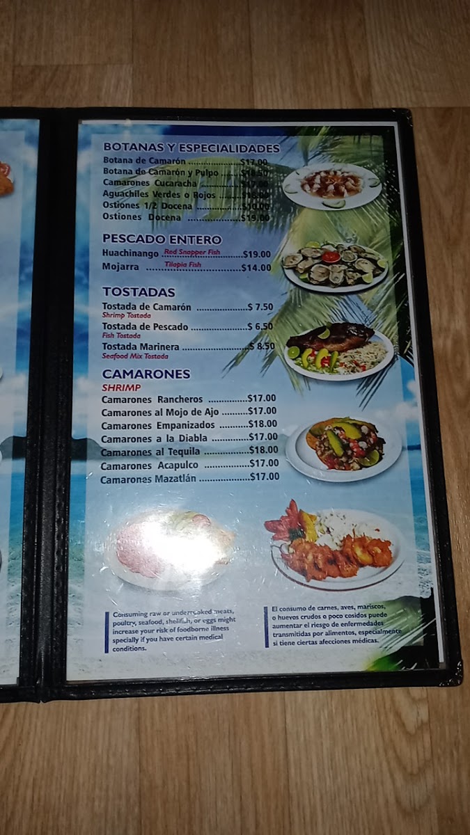 EL TIBURON RESTAURANTE Photo Menu 8
