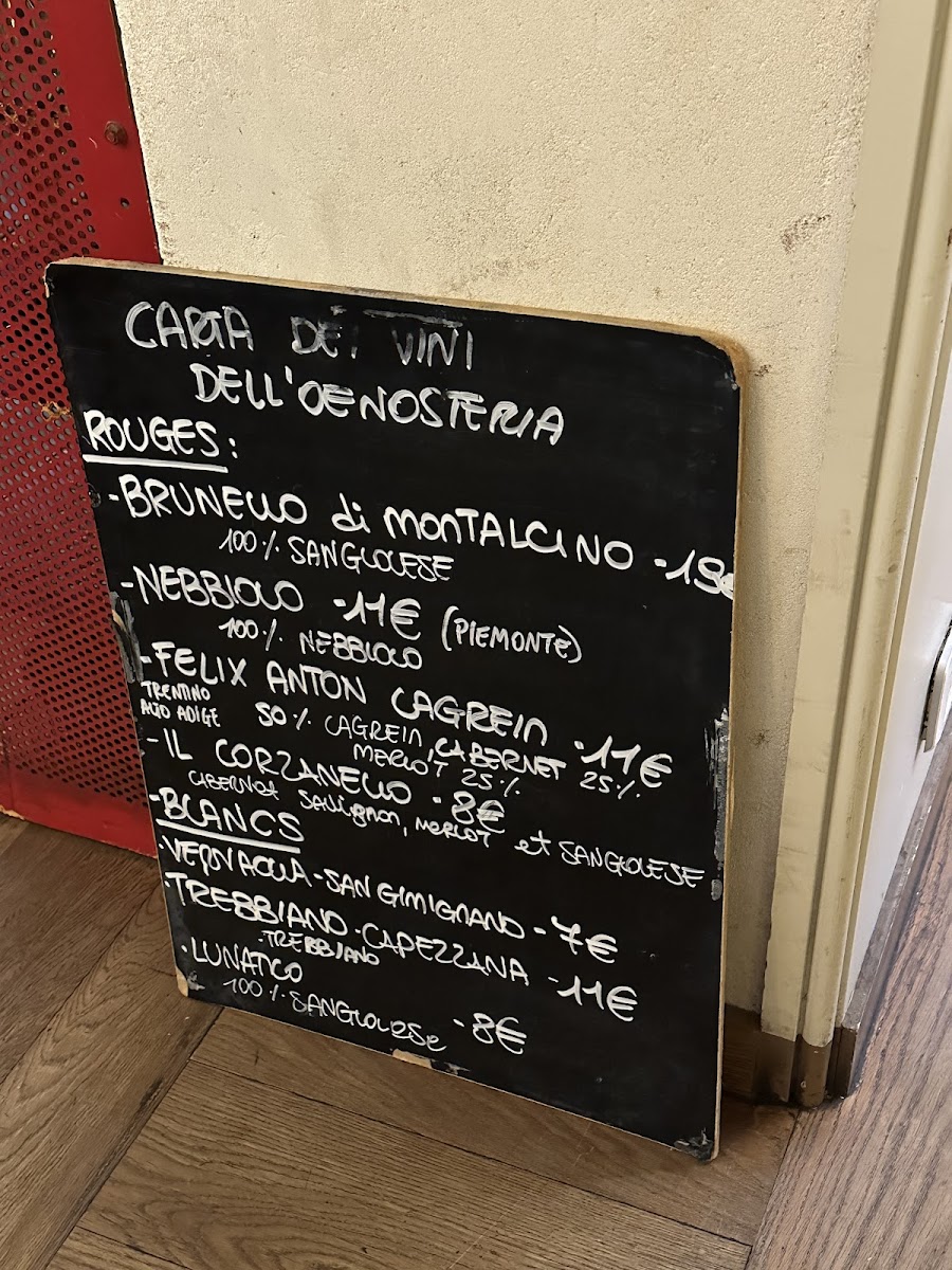 Oenosteria Photo Menu 2