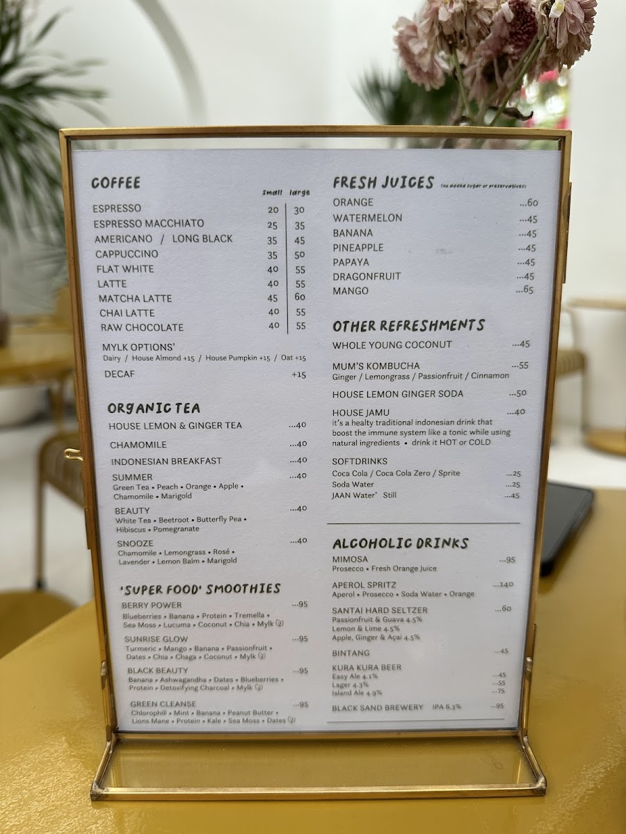 Kayu Café Uluwatu Photo Menu 3