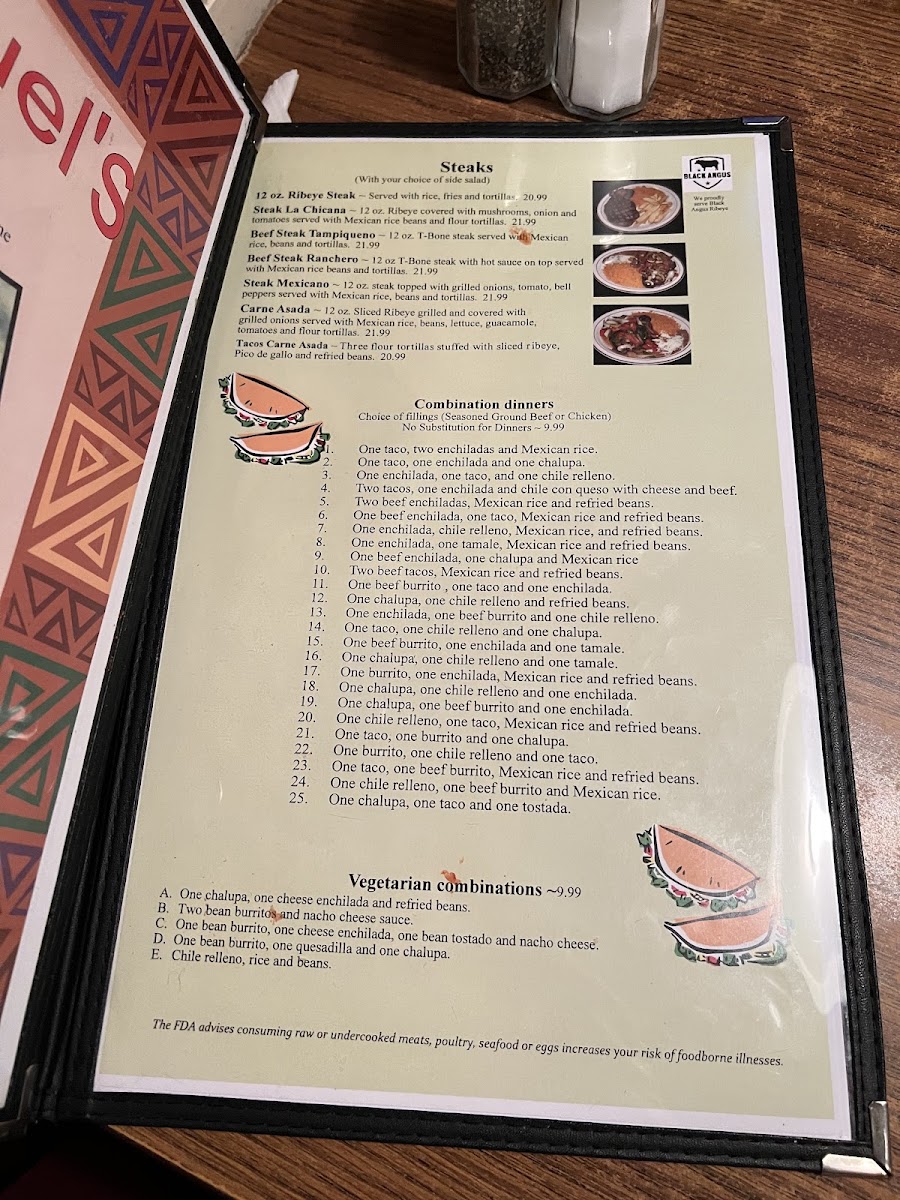 Miguel's Mexican Restaurant Photo Menu 5
