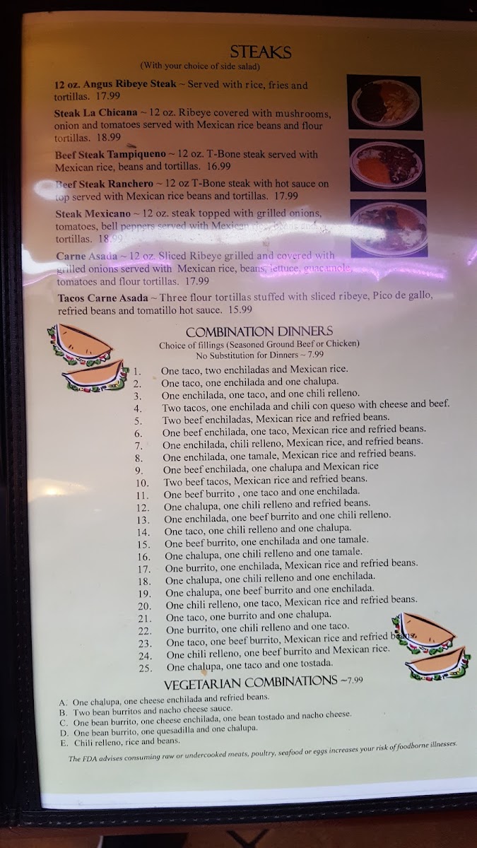 Miguel's Mexican Restaurant Photo Menu 9
