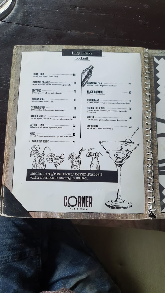 Corner Pub & Grill Photo Menu 3