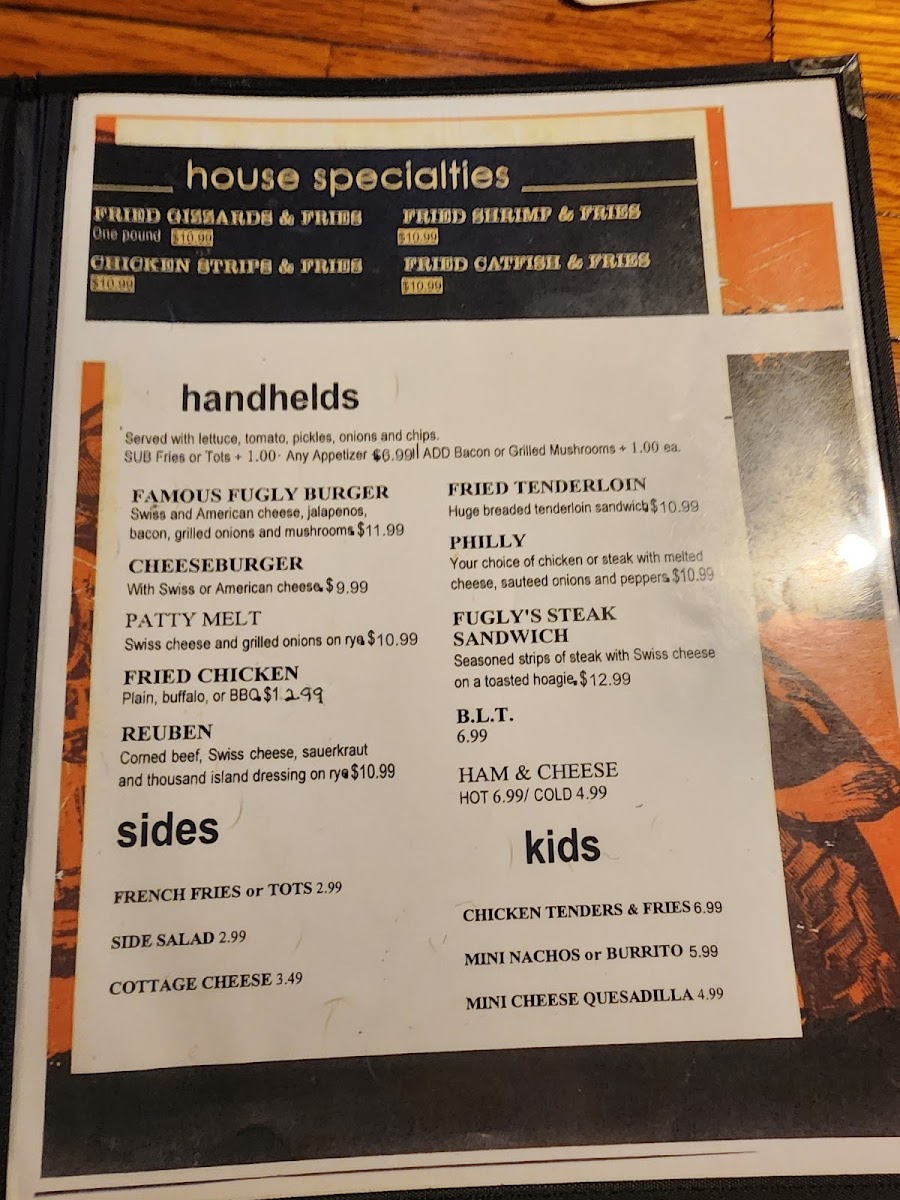 Fugly's Bar & Grill Photo Menu 6
