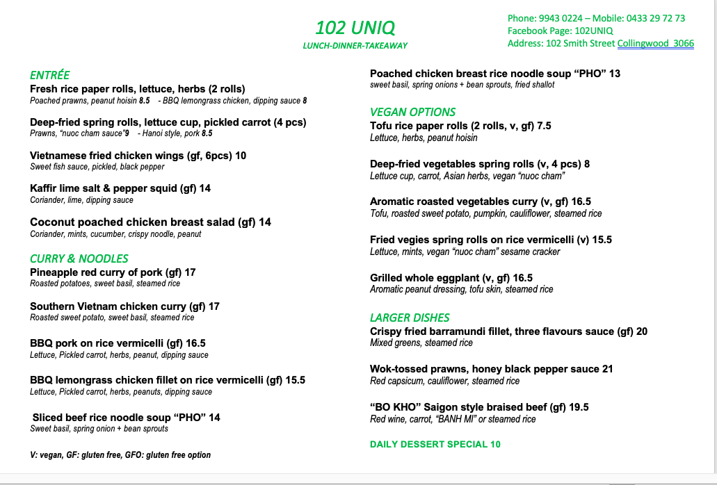102 Uniq Photo Menu 4