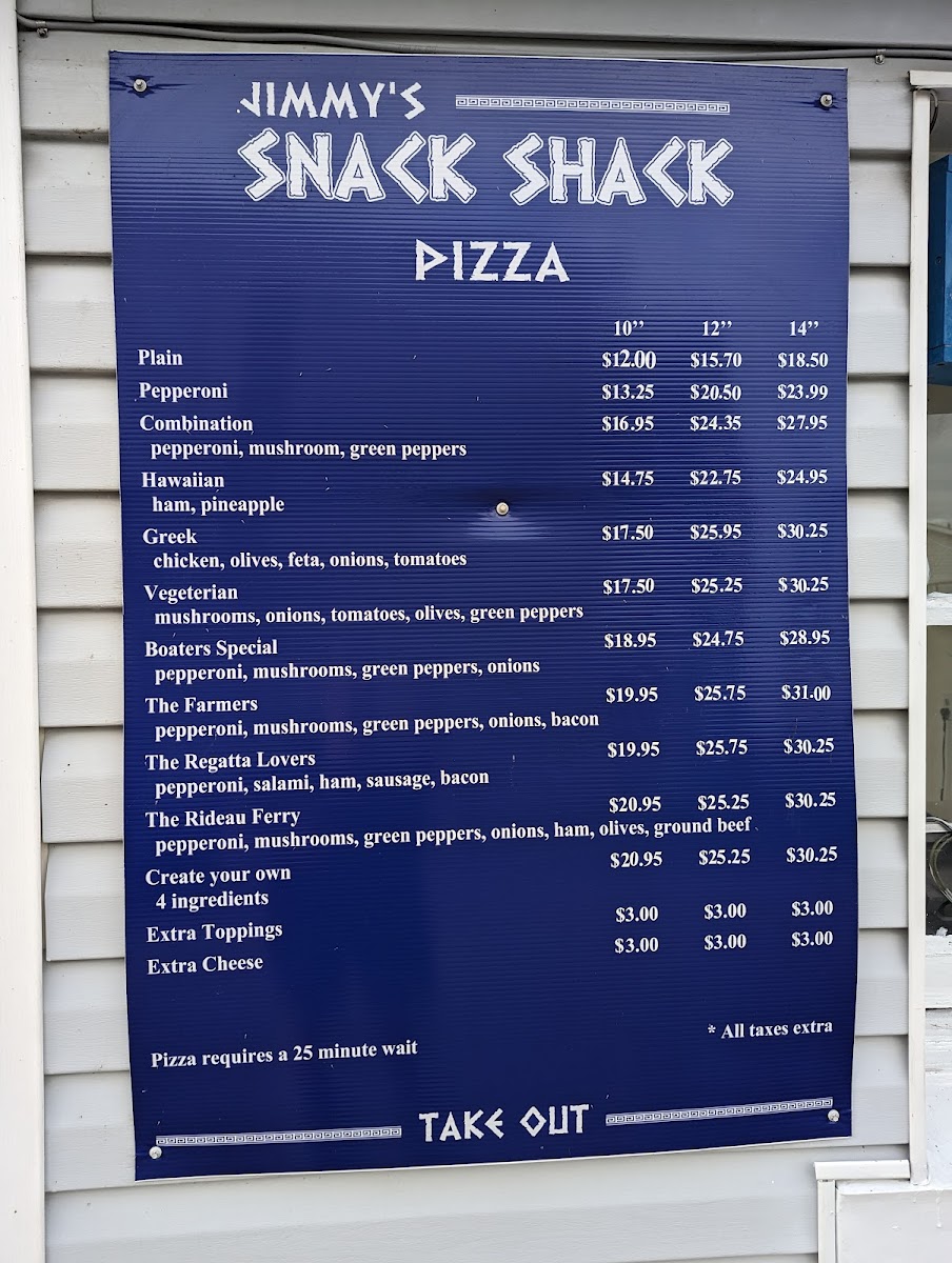 Jimmy's Snack Shack Photo Menu 3