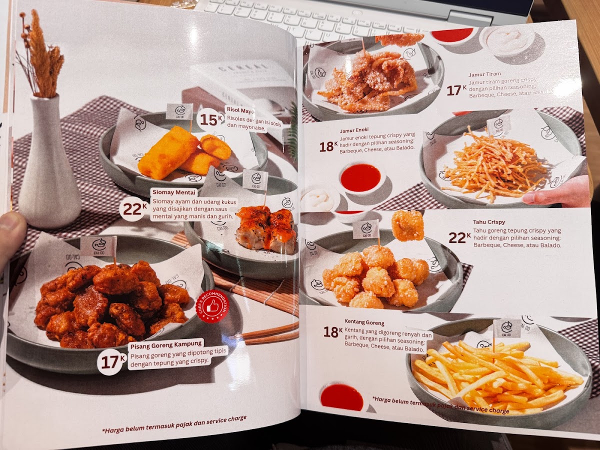 Cal•Do Cafe - Tenggilis Mejoyo Photo Menu 2