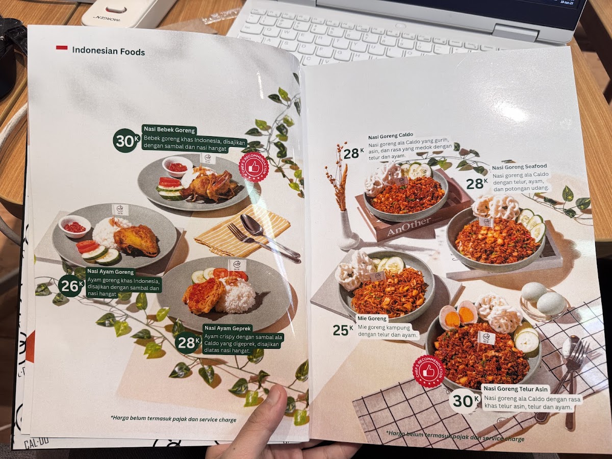 Cal•Do Cafe - Tenggilis Mejoyo Photo Menu 3