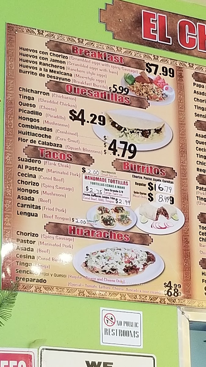 El Chilango Villa Photo Menu 1