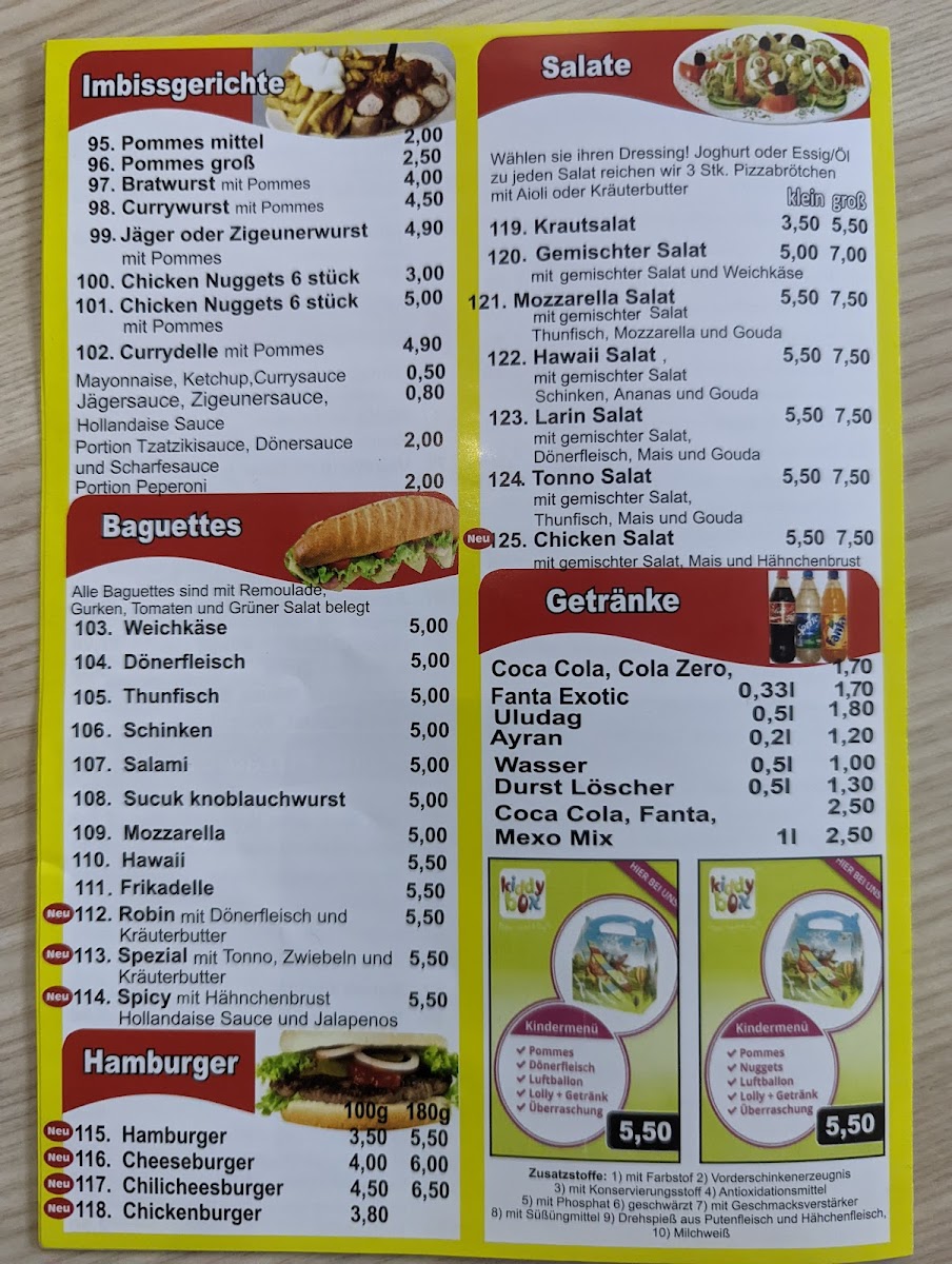 Dönerhaus Gevelsberg Photo Menu 1