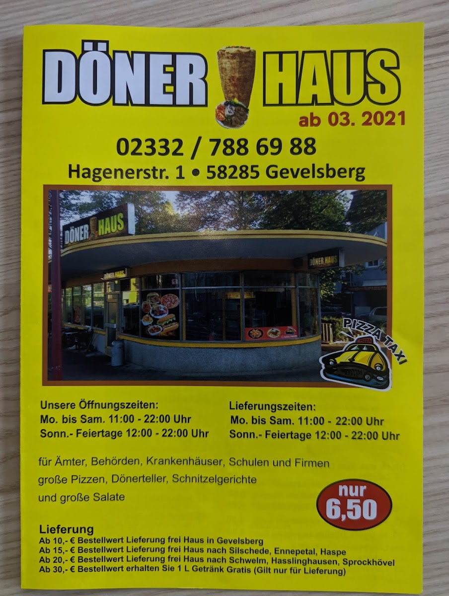 Dönerhaus Gevelsberg Photo Menu 4