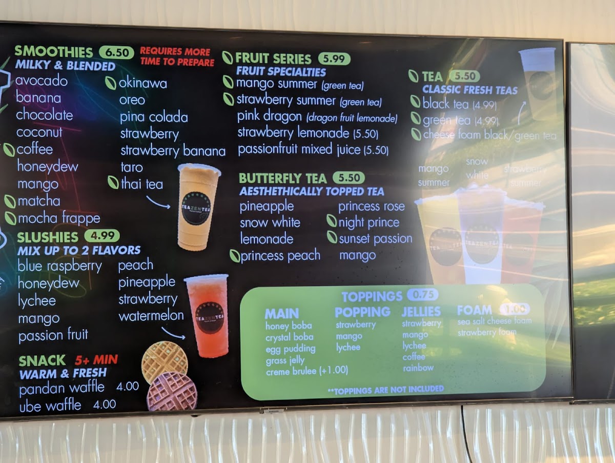 TEAZENTEA Photo Menu 4