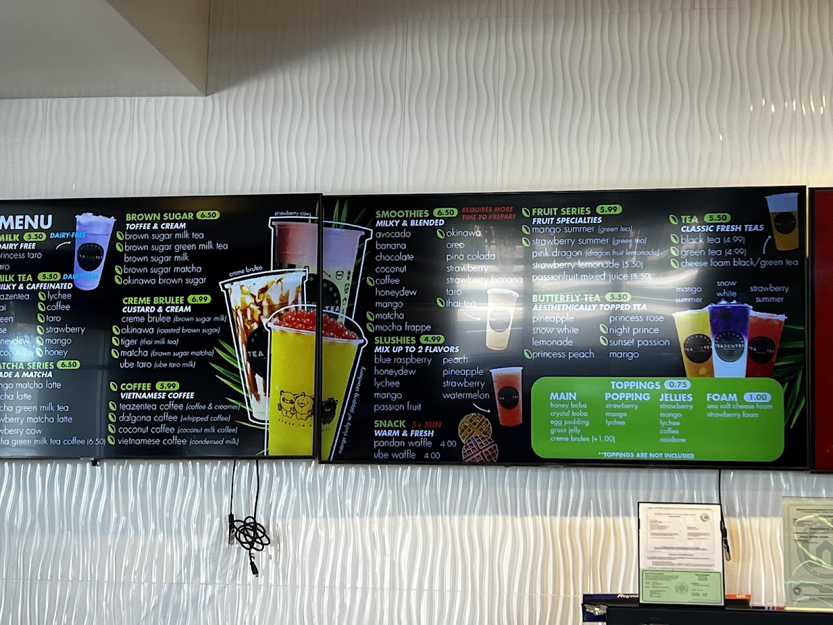 TEAZENTEA Photo Menu 7