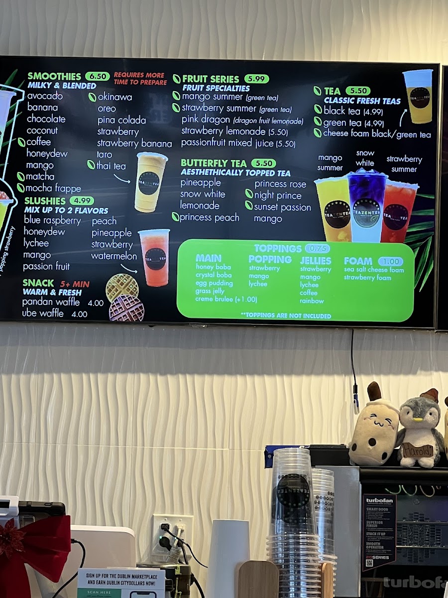 TEAZENTEA Photo Menu 8