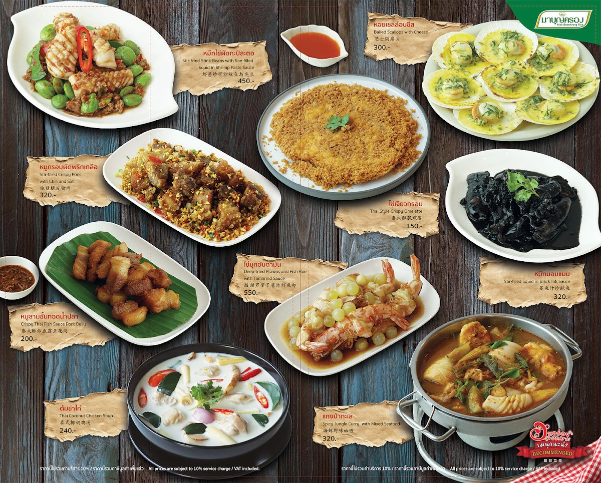 Obaroi Ratchaphruek Photo Menu 5