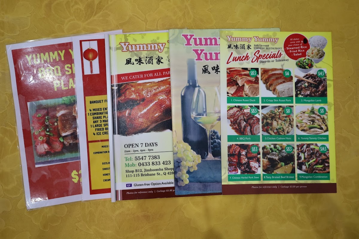 Yummy Yummy Chinese Restaurant Photo Menu 4