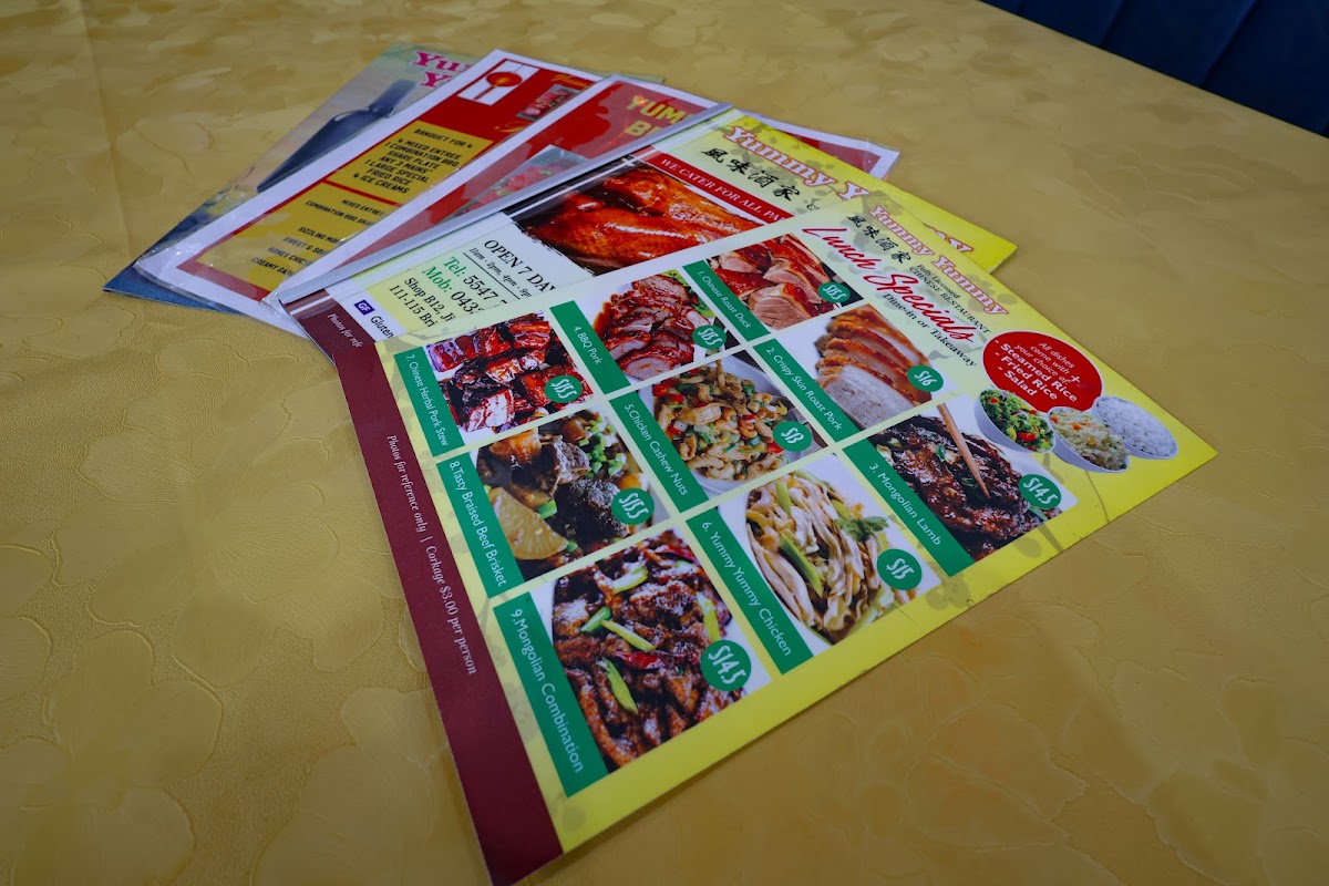 Yummy Yummy Chinese Restaurant Photo Menu 9