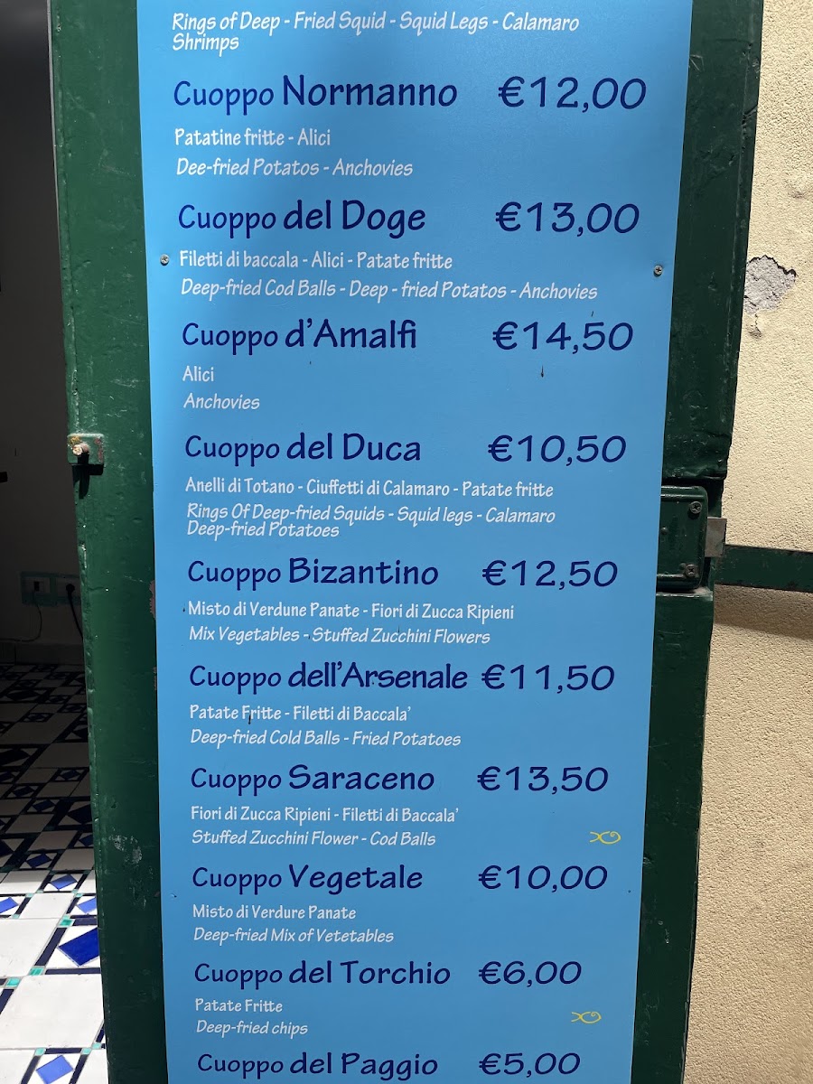 Cuoppo d'Amalfi Photo Menu 1