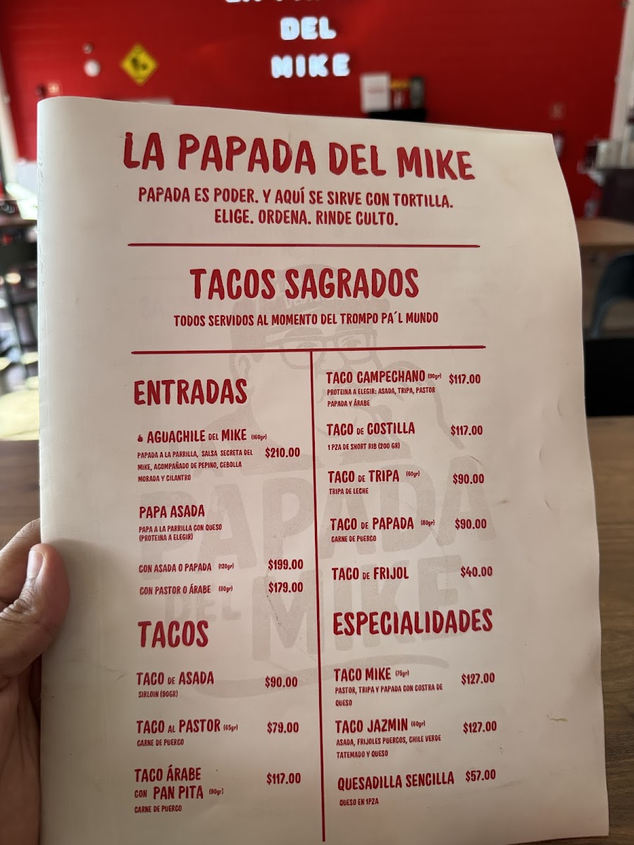 La Papada del Mike Taquería Photo Menu 4