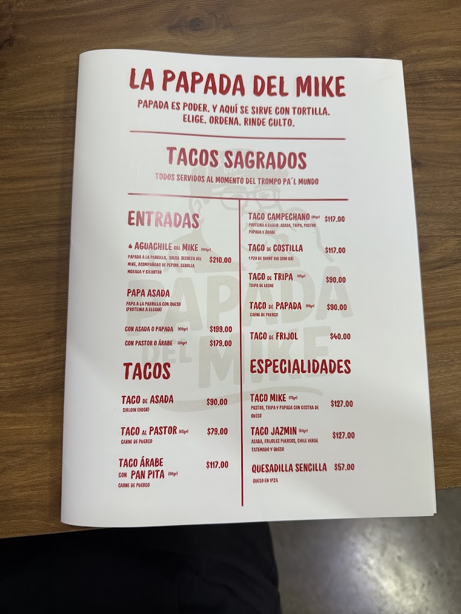La Papada del Mike Taquería Photo Menu 8