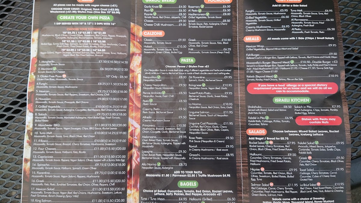 Mozzarella Kosher Photo Menu 1