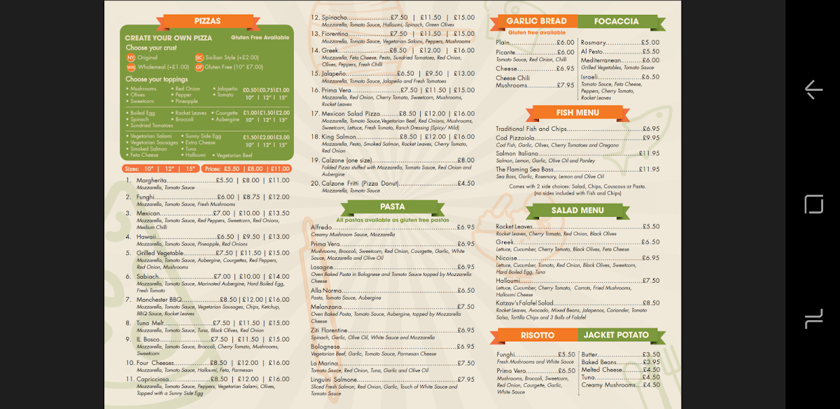 Mozzarella Kosher Photo Menu 8