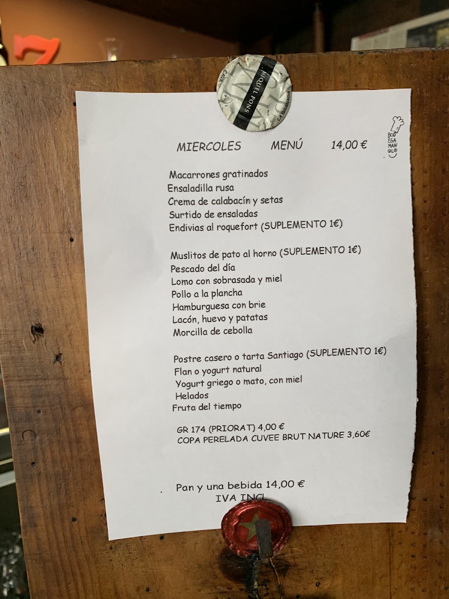 Bodega Manolo Photo Menu 9