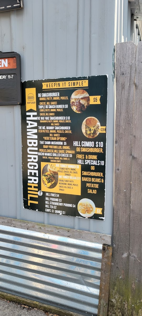 Hamburger Hill Food Truck Photo Menu 3
