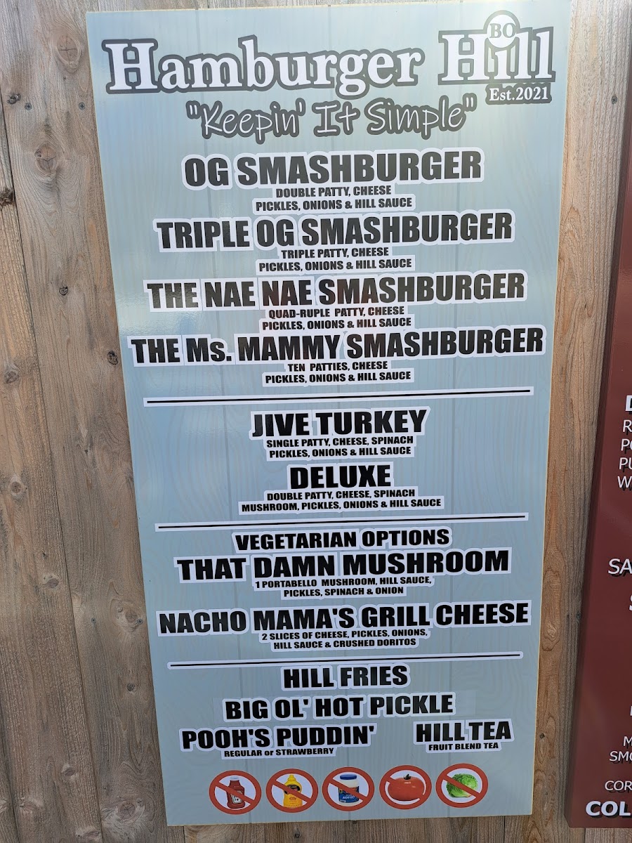 Hamburger Hill Food Truck Photo Menu 4
