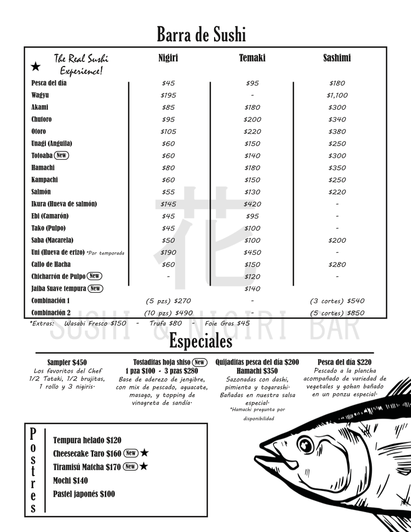 Hana Sushi Garzas Photo Menu 5