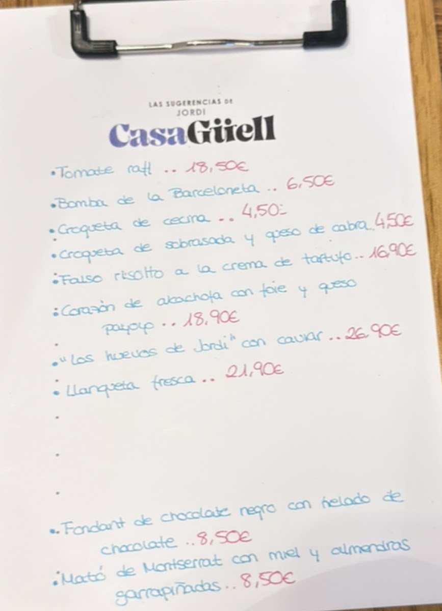 Casa Güell Photo Menu 7