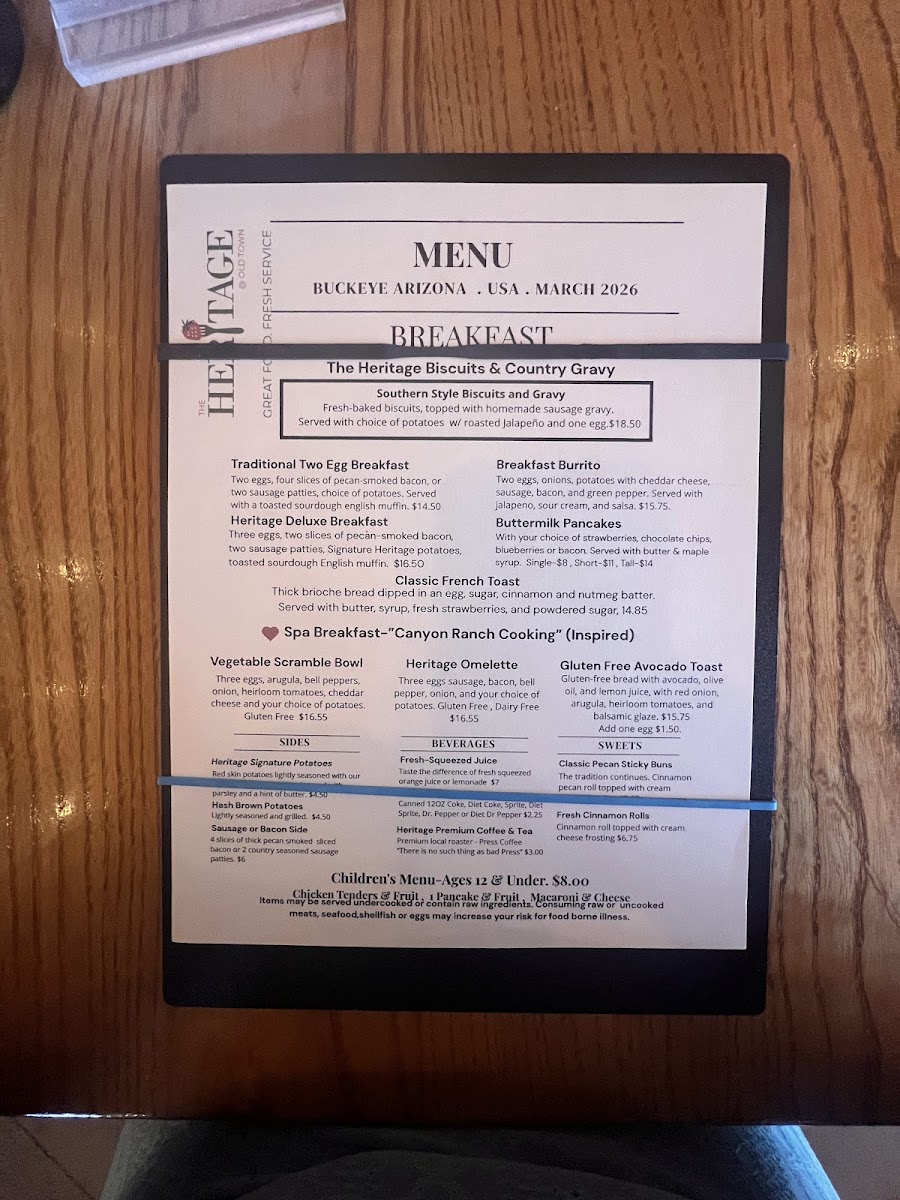 The Heritage @ Old Town Photo Menu 3