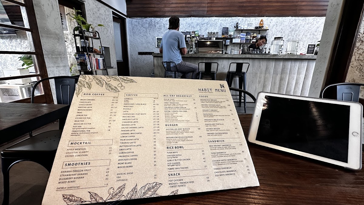 Habit Coffee Bali Photo Menu 2